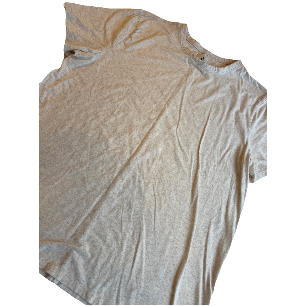 Amazon Workout Women's Short Sleeve T-shirt Oatmeal XXL